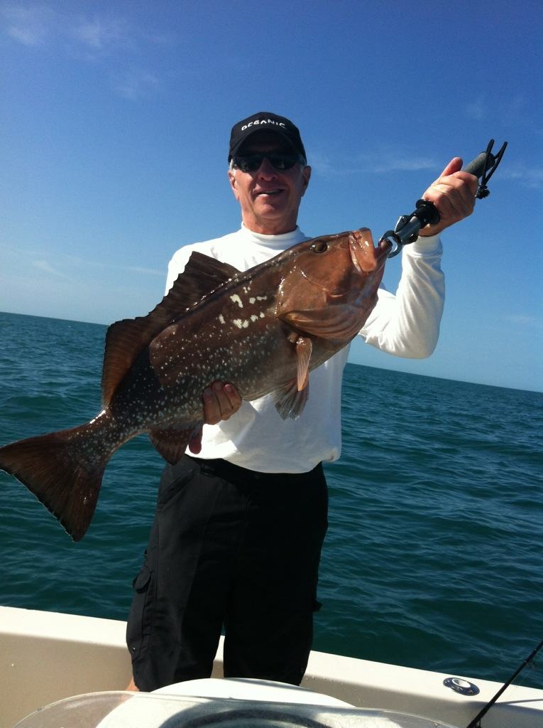 Naples grouper fishing