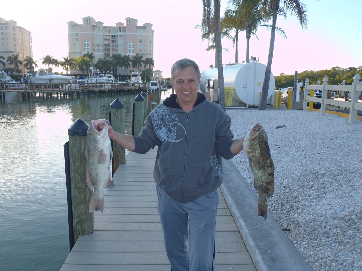 Grouper fishing with John